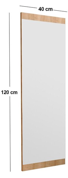 Zrcadlo Azuz (naturální). Akce -27%