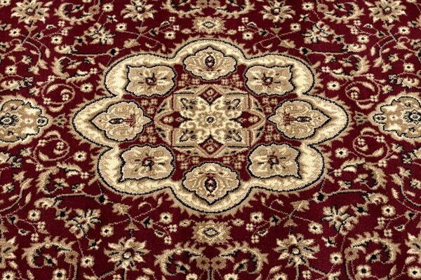 Makro Abra Oválný koberec ROYAL ADR 521 Klasický bordó Rozměr: 100x180 cm