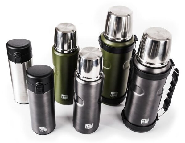 G21 Termoláhev G21 na pití, 1000 ml, khaki zelená s rukojetí G21-60022404