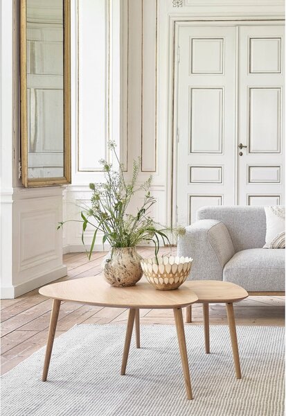Černé konferenční stolky v sadě 2 ks 70x100 cm Adda – Unique Furniture