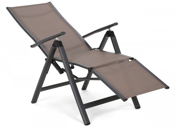 Zahradní židle Ibiza Relax Grey / Taupe