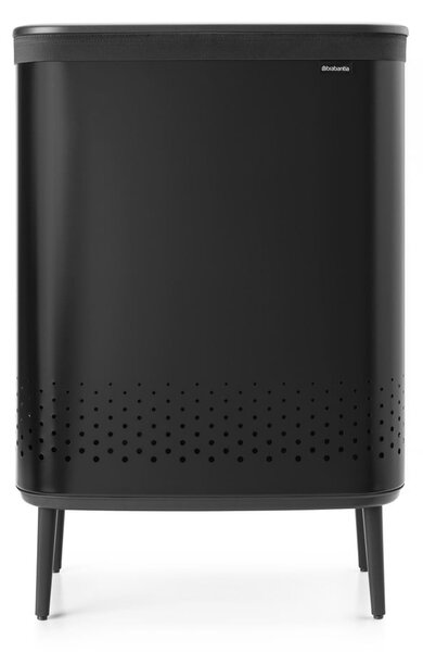 Matně černý kovový koš na prádlo 90 l Bo Hi – Brabantia