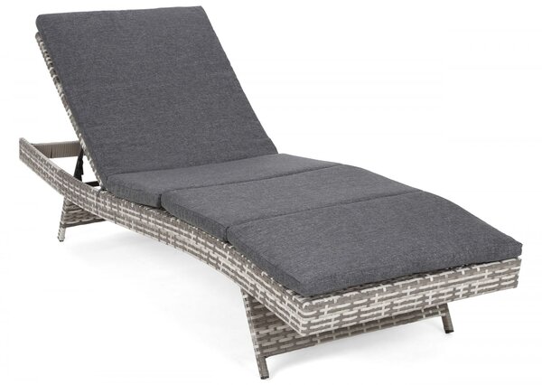 Sestava lehátek Bora Bora Light Grey / Grey Melange + stolek