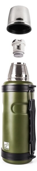 G21 Termoláhev G21 na pití, 1000 ml, khaki zelená s rukojetí G21-60022404