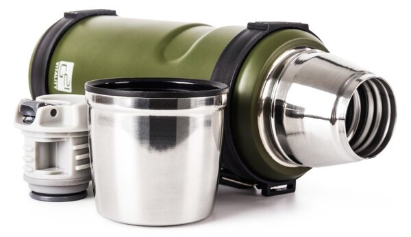 G21 Termoláhev G21 na pití, 1000 ml, khaki zelená s rukojetí G21-60022404