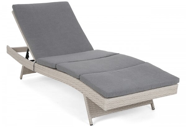 Sestava lehátek Bora Bora White / Grey + stolek