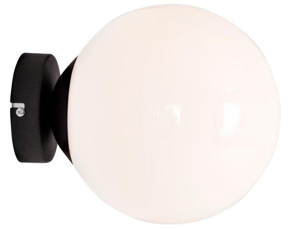Nordic Design Bílé skleněné nástěnné světlo Manama S