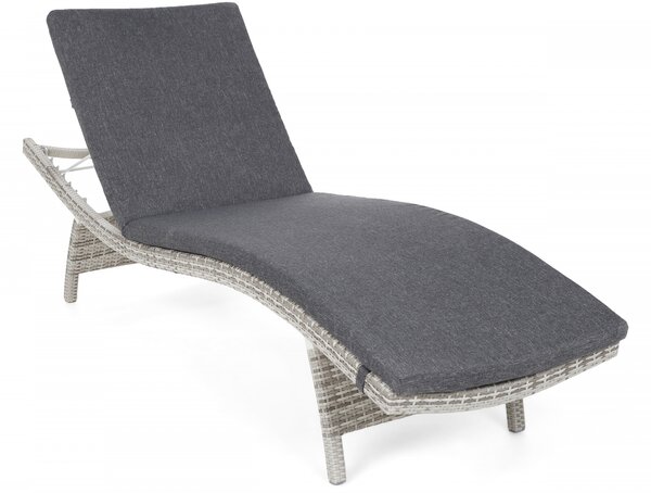 Sestava lehátek Marbella Light Grey / Grey Melange + stolek
