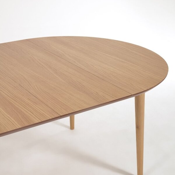 Dubový rozkládací jídelní stůl Kave Home Oqui 120-200 x 90 cm