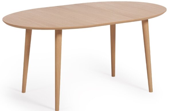 Dubový rozkládací jídelní stůl Kave Home Oqui 120-200 x 90 cm