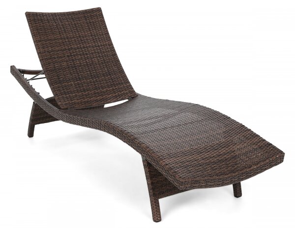 Sestava lehátek Marbella Brown Mat / Brown Melange + stolek