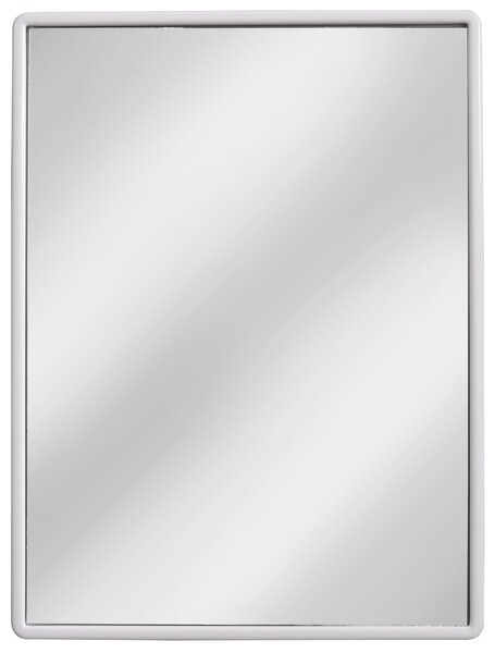 Zrcadlo do koupelny - 30 x 4é cm v bílém plastovém rámu - Matěj