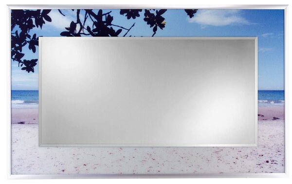 Dekorativní zrcadlo na zeď - 80 x 130 cm s motivem pláže - Onetangi