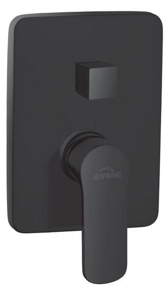 Invena SIROS BP-90-4K2-A Podomítková sprchová baterie, černá - Invena