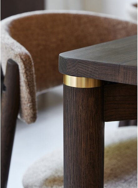 Hnědý rozkládací jídelní stůl 95x180 cm Arun – Unique Furniture