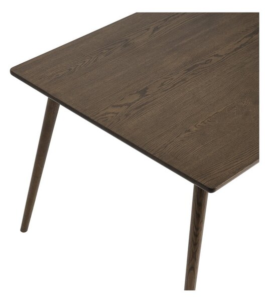 Hnědý rozkládací jídelní stůl s deskou v dubovém dekoru 150x90 cm Barrali – Unique Furniture