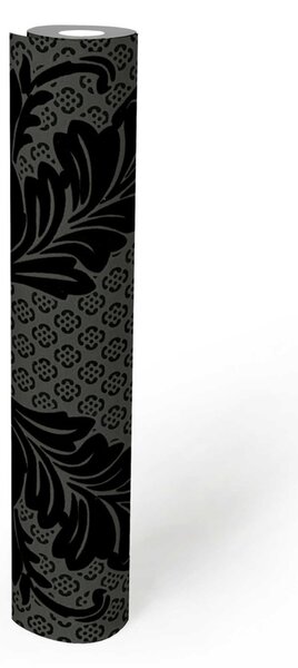 A.S. Création | Vliesová tapeta na zeď Luxury Wallpaper 30544-5 | 0,52 x 10 05 m | šedá, černá