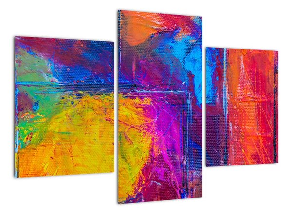 Moderní abstraktní obraz na stěnu (90x60cm)