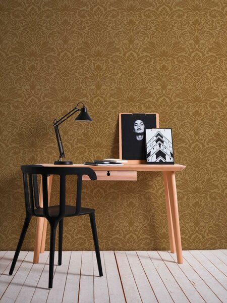 A.S. Création | Vliesová tapeta na zeď Luxury Wallpaper 30545-4 | 0,52 x 10 05 m | zlatá