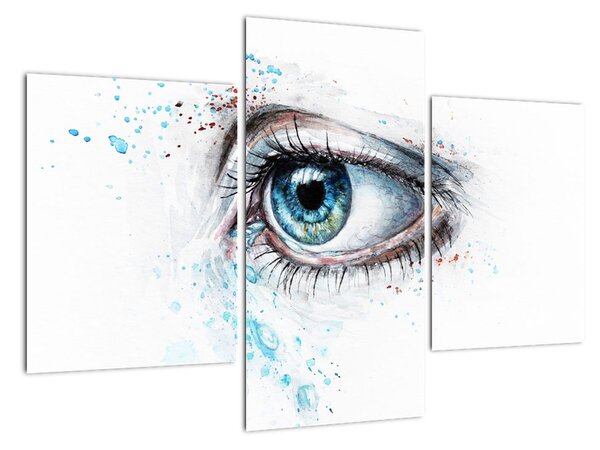 Obraz - detail oka (90x60cm)