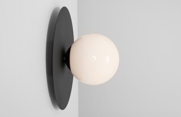 -25 % Dny MOMENTI– Nordic Design Černobílé skleněné nástěnné světlo Lyon S