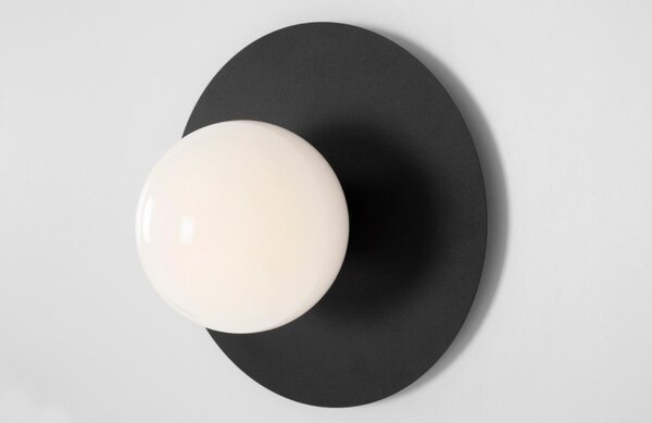 -25 % Dny MOMENTI– Nordic Design Černobílé skleněné nástěnné světlo Lyon S