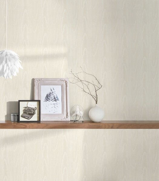 A.S. Création | Vliesová tapeta na zeď Luxury Wallpaper 30703-1 | 0,53 x 10,05 m | bílá