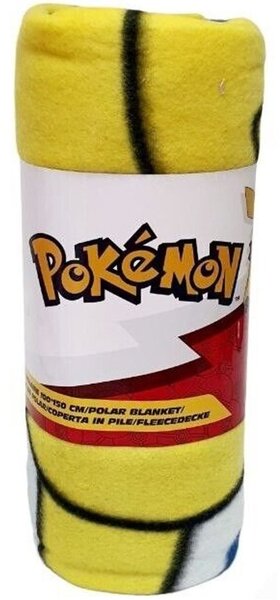 Fleecová deka Pokémon Pikachu - 100 x 150 cm