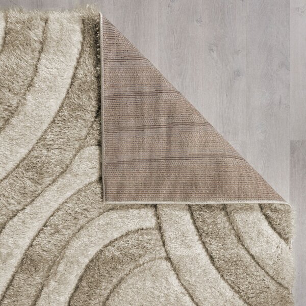 Flair Rugs, Kusový koberec Indulgence Velvet Carved Natural, 80x150, béžová, ložnice