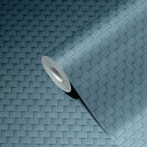 A.S. Création | Vliesová tapeta na zeď Luxury Wallpaper 31908-4 | 0,53 x 10,05 m | modrá, vining ivy, modrozelená