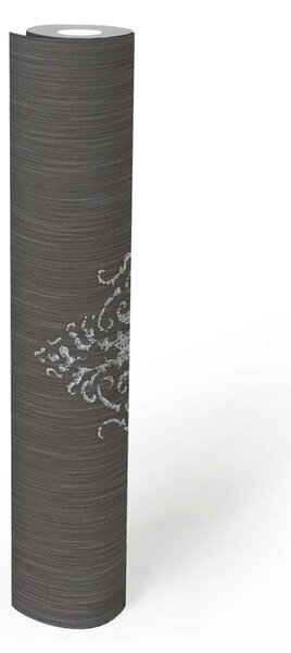 A.S. Création | Vliesová tapeta na zeď Luxury Wallpaper 31945-4 | 0,53 x 10,05 m | šedá, metalická