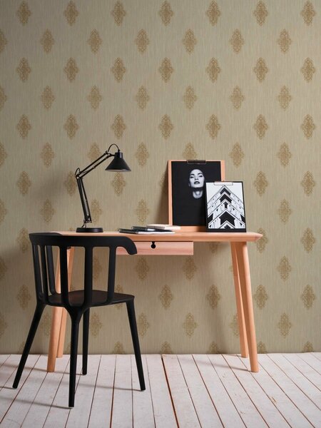 A.S. Création | Vliesová tapeta na zeď Luxury Wallpaper 31946-3 | 0,53 x 10,05 m | béžová, zlatá