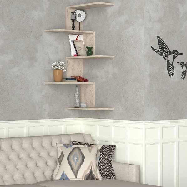 Polička Cecile (travertin). Akce -21%