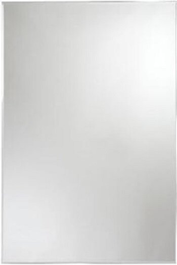 AMIRRO Zrcadlo na chodbu zeď do koupelny předsíně nalepovací s ozdobnou hranou GLOSSY 40 x 60 cm se strmou fazetou 713-021