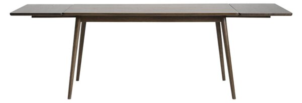 Hnědý rozkládací jídelní stůl s deskou v dubovém dekoru 150x90 cm Barrali – Unique Furniture