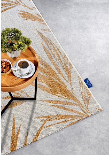 Venkovní koberec v bílo-zlaté barvě 120x180 cm Leonie – Villeroy&Boch