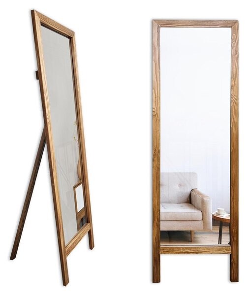 Zrcadlo Chuck (dřevo). Akce -25%