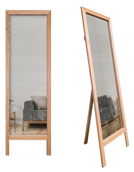 Zrcadlo Chuck (naturální). Akce -25%