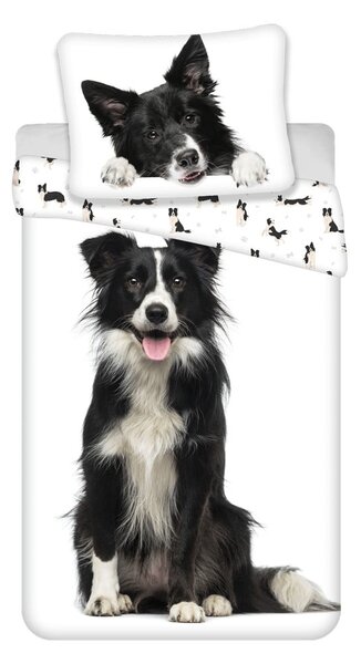 Bavlněné dětské povlečení na jednolůžko 140x200 cm Border Collie – Jerry Fabrics