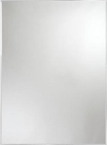 AMIRRO Zrcadlo na chodbu zeď do koupelny předsíně nalepovací s ozdobnou hranou GLOSSY 50 x 70 cm se strmou fazetou 713-113
