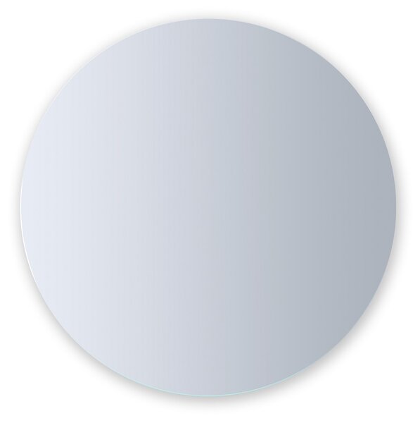 PURE RONDE kulaté zrcadlo na chodbu do předsíně nástěnné Ø 75 cm s leštěnou hranou do koupelny na zeď 710-327