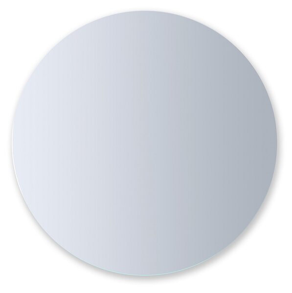 PURE RONDE kulaté zrcadlo na chodbu do předsíně nástěnné Ø 60 cm s leštěnou hranou do koupelny na zeď 710-204