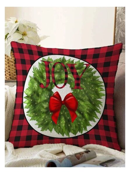 Povlak na polštář s vánočním motivem 43x43 cm – Mila Home