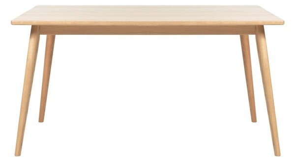 Rozkládací jídelní stůl s deskou v dubovém dekoru v přírodní barvě 150x90 cm Barrali – Unique Furniture