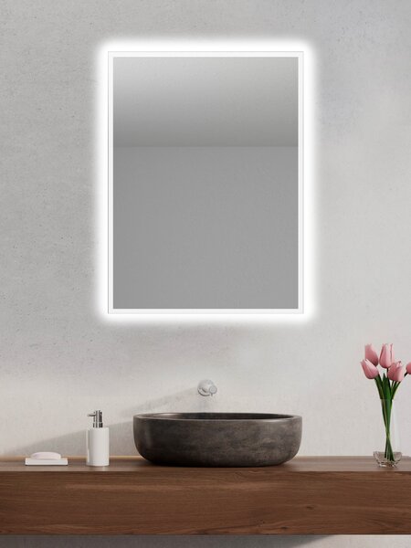 Zrcadlo do koupeny s LED osvětlením - 60 x 80 cm - Moonlight