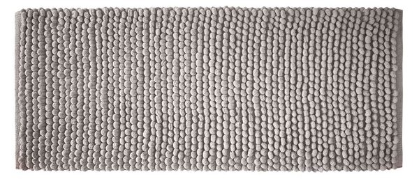 Šedá koupelnová předložka 50x120 cm Aspen Bobble – Bianca