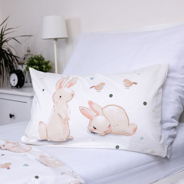 Bavlněné dětské povlečení do postýlky 100x135 cm Bunnies – Jerry Fabrics