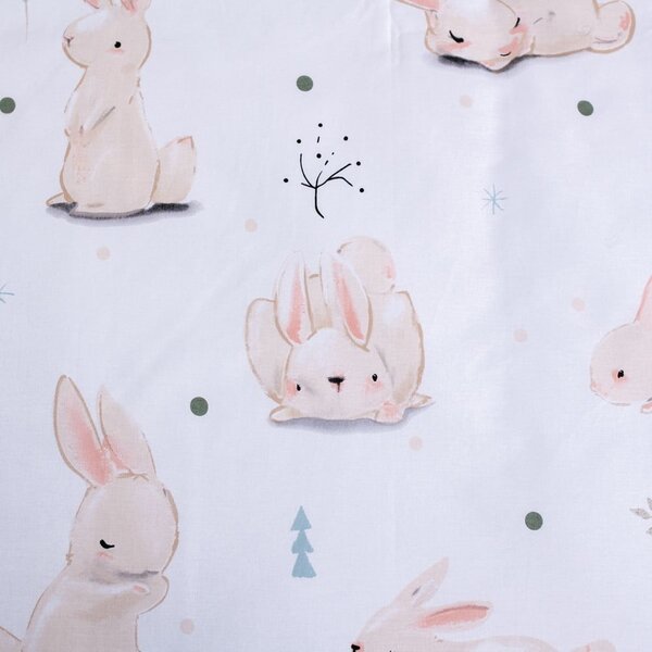 Bavlněné dětské povlečení do postýlky 100x135 cm Bunnies – Jerry Fabrics