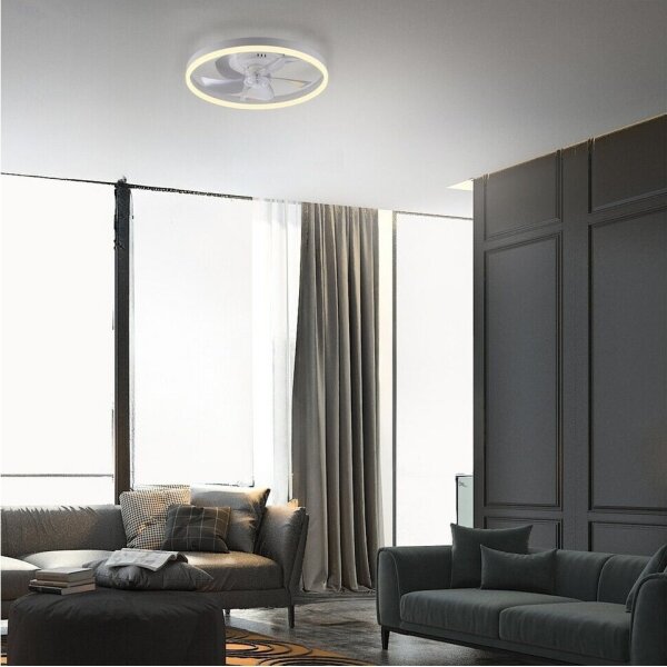 JUST LIGHT. 14624-16 - LED Stropní ventilátor se světlem RITA LED/22W/230V + DO