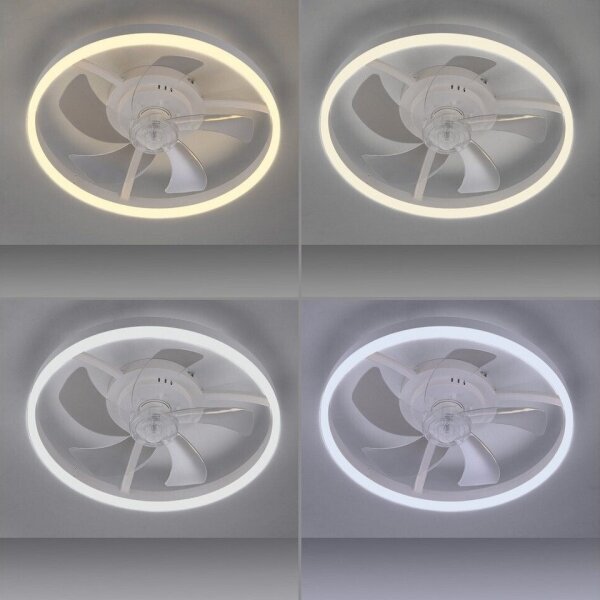 JUST LIGHT. 14624-16 - LED Stropní ventilátor se světlem RITA LED/22W/230V + DO